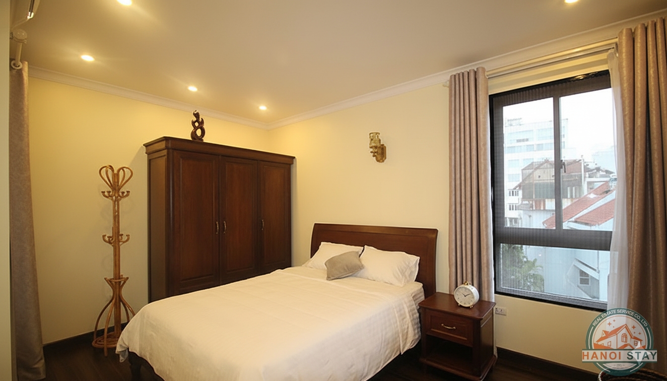 WELL MAINTAINED 2 BR Apartment for Rent Near TO NGOC VAN STREET, TAY HO 1