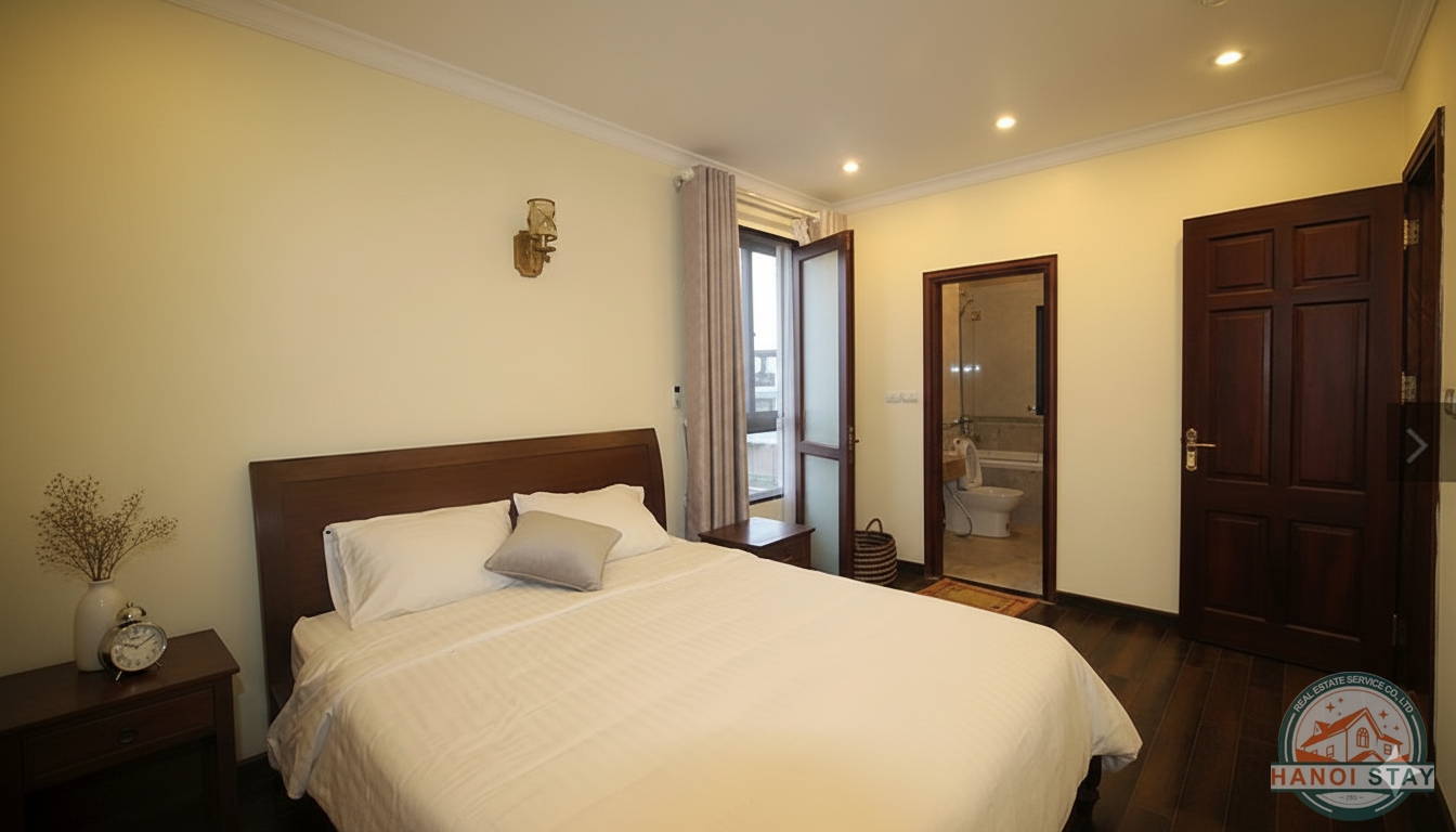 WELL MAINTAINED 2 BR Apartment for Rent Near TO NGOC VAN STREET, TAY HO 3