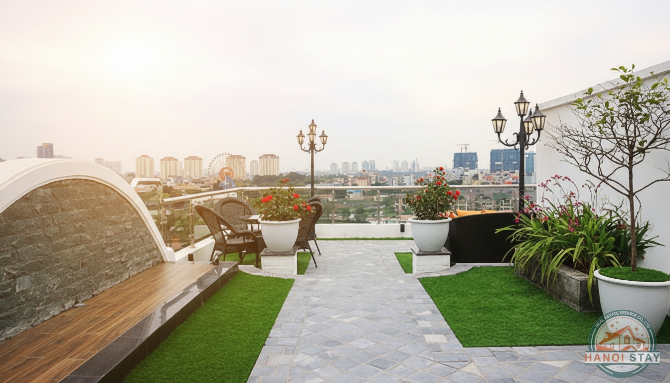 WELL MAINTAINED 2 BR Apartment for Rent Near TO NGOC VAN STREET, TAY HO 7