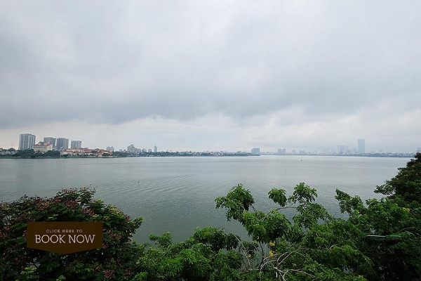 West Lake View & Big Balcony 02 bedroom Apartment Rental in Nhat Chieu street, Tay Ho