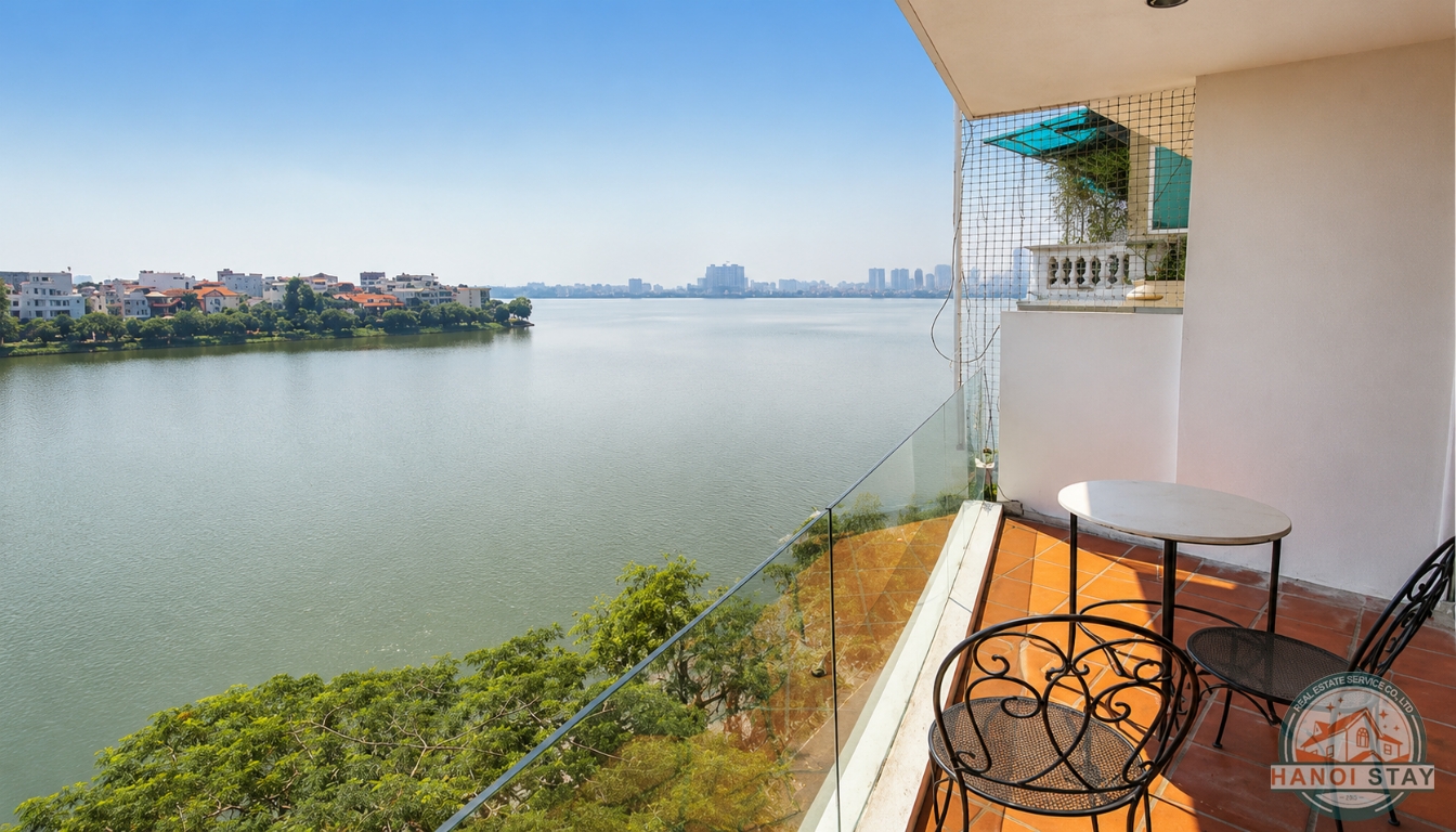 West Lake View: Reasonably Priced 02 Bedroom Apartment for rent Near Quang An Area, Tay Ho 3