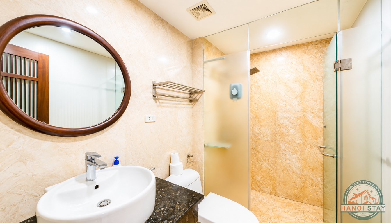 Your Own Private Bright Two Bedroom Apartment Rental in Xuan Dieu street, Tay Ho 2