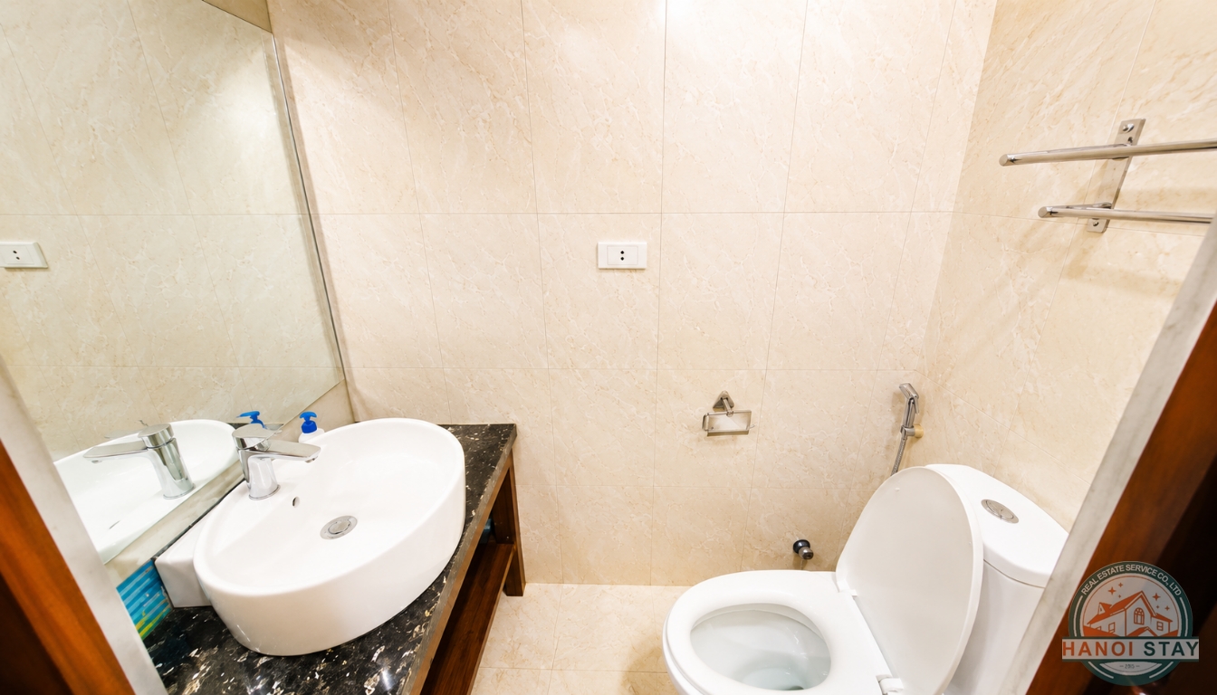 Your Own Private Bright Two Bedroom Apartment Rental in Xuan Dieu street, Tay Ho 6