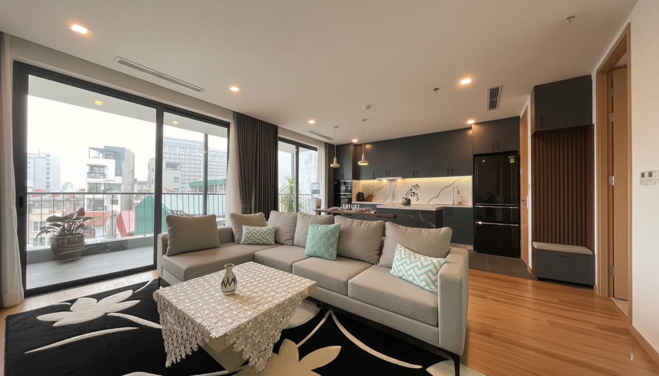 🌿 LUXURY 1-BEDROOM APARTMENT | XUAN DIEU, TAY HO